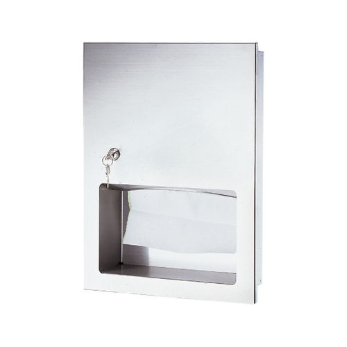 Dispensador de papel toalha - AE-5014 - Fanda Hygiene Co., Ltd - de parede / em aço inoxidável