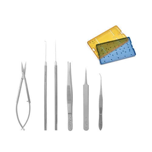 Kit de instrumentos para cirurgia geral - Zebra Fish - Fine Science Tools