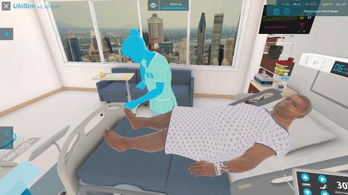 Software para treinamento - UbiSim - de simulação / para gastroenterologia / para enfermagem