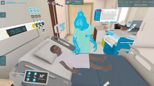 Software para treinamento - UbiSim - de simulação / médico-hospitalar / para gastroenterologia