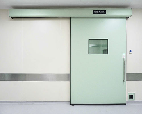 Porta de proteção radiológica - SLEEK - para serviço de radiologia / de correr / antibacteriana