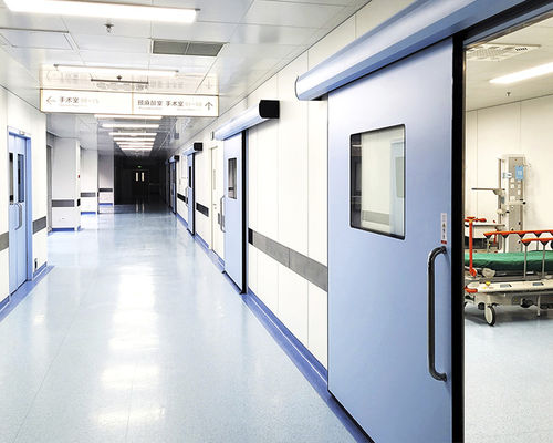 Porta estanque ao ar - SLEEK - para sala de cirurgia / para cuidados intensivos / de correr