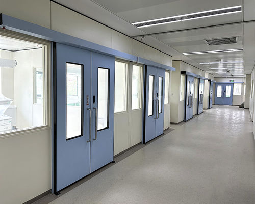Porta estanque ao ar - SLA-CLE-2 - SLEEK - para hospital / de correr / dupla