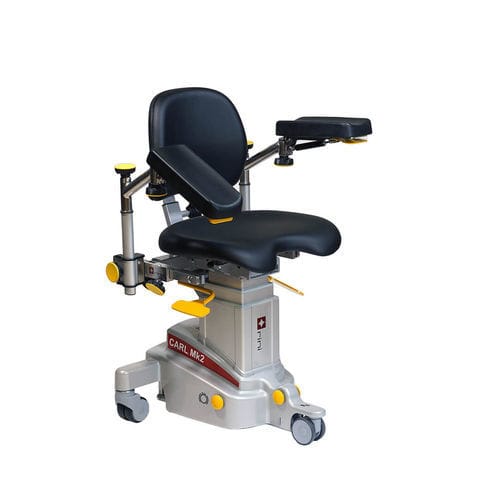 Cadeira de cirurgião com altura regulável - Carl Mk2 R7 - Rini Medtech - elétrica