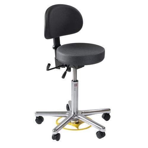 Cadeira com rodízios - RiRest - Rini Medtech - em forma de sela / ergonômica