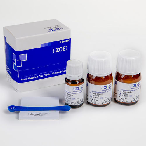 Cimento odontológico para pontes dentárias - i-ZOE N - i-dental - para coroas dentárias / para obturação do canal radicular / de resina