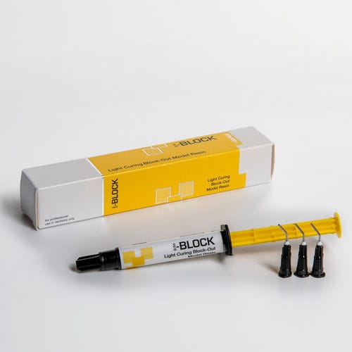 Material dentário em resina acrílica - i-BLOCK - i-dental - de clareamento dental