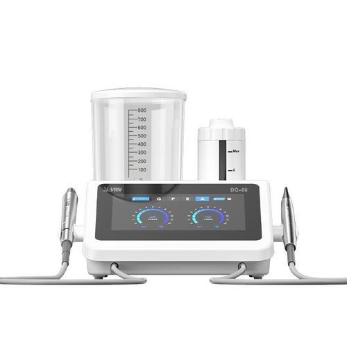 Removedor de tártaro ultrassônico - DQ-80 - Guilin Veirun Medical Technology - set completo / em titânio / com spray externo