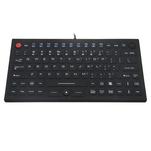 Teclado com ponteiro - JH-IKB850 - Jinghong Industrial - com teclado numérico / em silicone / lavável