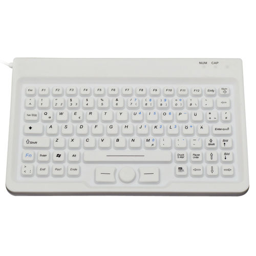 Teclado hospitalar com ponteiro - JH-IKB85 - Jinghong Industrial - em silicone / USB / à prova de água