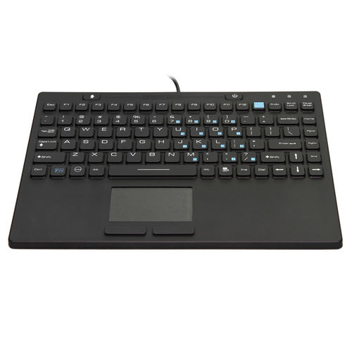 Teclado com ponteiro - JH-IN86KB - Jinghong Industrial - em silicone / lavável / desinfetável