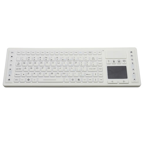Teclado com touchpad - JH-TBK104 - Jinghong Industrial - em silicone / sem fio / à prova de água