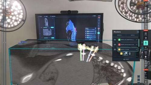Plataforma de IA para exames de imagem - SurgicalAR® - MEDIVIS - de planejamento pré-operatório / para treinamento / de impressão 3D
