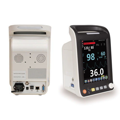 Monitor de paciente portátil - V8 Aquarius - Somo International - de ECG / RESP / de SpO2