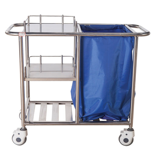 Carrinho hospitalar - F34 - Somo International - para uso geral / para tratamentos / em aço inoxidável