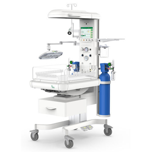 Berço aquecido neonatal com lâmpada para fototerapia - Ecosy 930 - CHANGSHA BAMC MEDICAL DEVICES CO., LTD - com respirador / com monitor / com compartimento de arrumação
