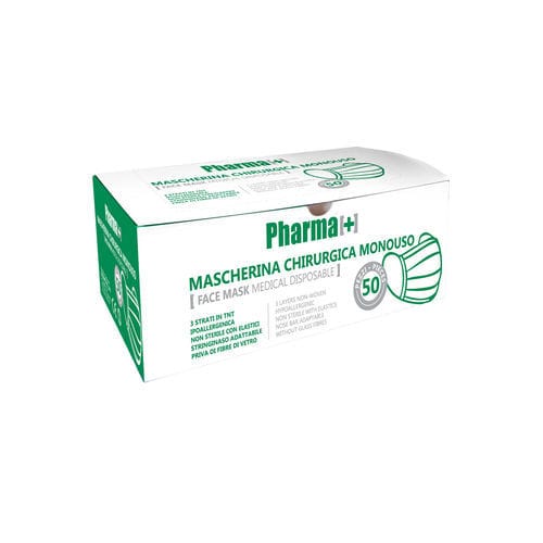 Máscara de proteção EN 149 - 500125 - Pharmapiù srl - em polipropileno / caixa de 50 unid. / azul