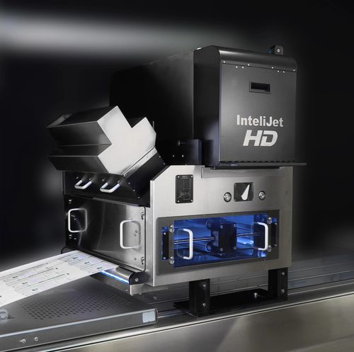 Impressora a jato de tinta - InteliJet HD - Bell-Mark Sales Company - de etiquetas / monocromática / de 2 cores