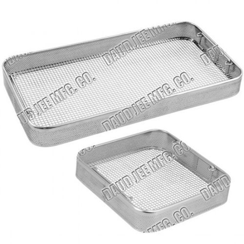Cesto de esterilização para instrumentos - DJ-45 series - DAUD JEE MFG. CO - perfurado / em aço inoxidável / aramado