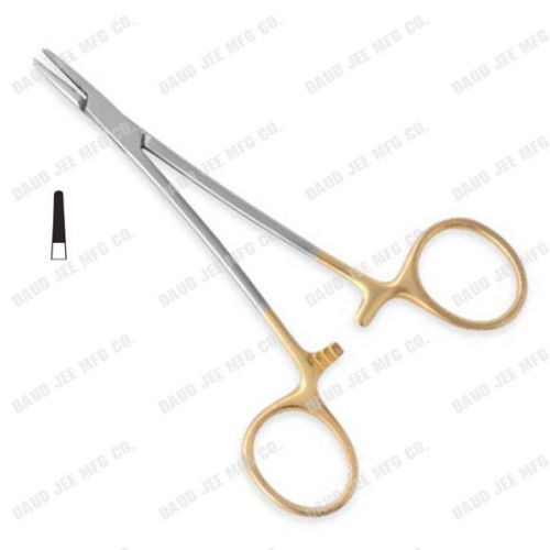Porta-agulha cirúrgico - DJE-1014 - DAUD JEE MFG. CO - de Halsey / em carboneto de tungstênio