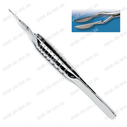 Pinça para oftalmologia - D50-600005-1 - DAUD JEE MFG. CO - de preensão / descartável / reta