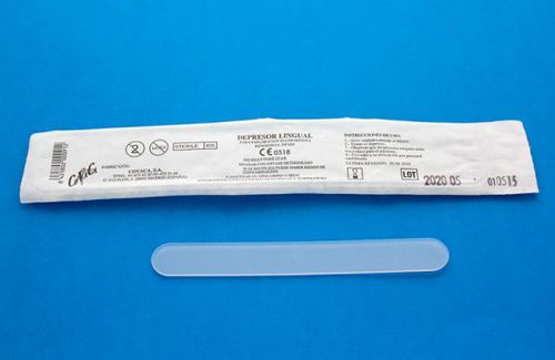 Abaixador de língua em material plástico - CoVaCa - estéril