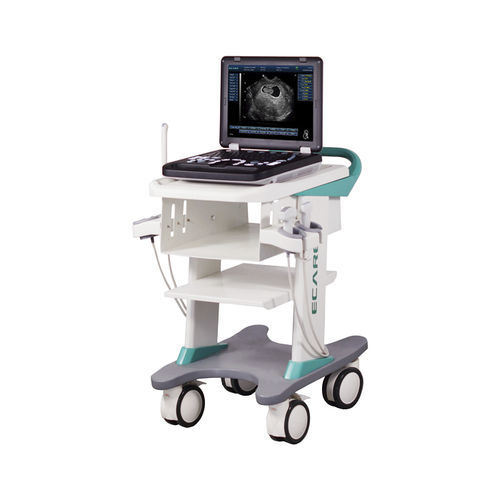Aparelho de ultrassom móvel - EC50A - E-Care Medical - geral / em preto e branco / com console integrada