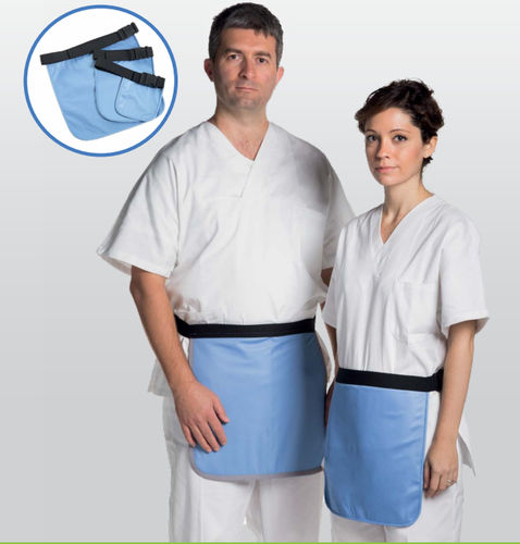 Protetor radiológico de gônadas com proteção frontal - X-Versus - Technotex Quality Fabrics SLU - 0,50 mm