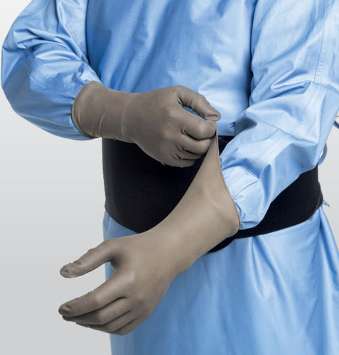 Luvas de proteção radiológica com proteção frontal - X-Versus - Technotex Quality Fabrics SLU - com proteção traseira / com proteção lateral / 0,35 mm