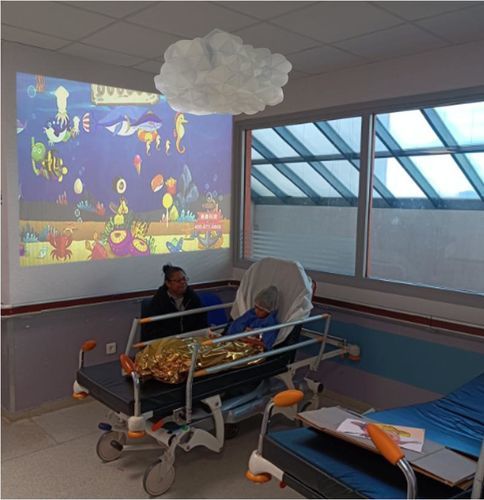 Sistema de reabilitação virtual - Mon LUMI - infantil / com sistema de realidade virtual / com interfaces tangíveis de realidade aumentada
