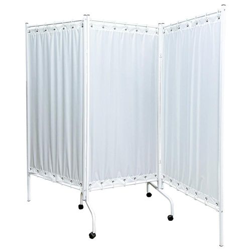 Biombo hospitalar com rodízios - THREE-SHP-3 - Zapovit - 3 asas / para quarto de hospital