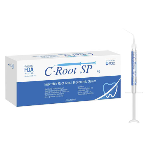 Material dentário em cerâmica - C-Root SP - C-Root Dental Medical - em resina fluida / de hidróxido de cálcio / para obturação do canal radicular