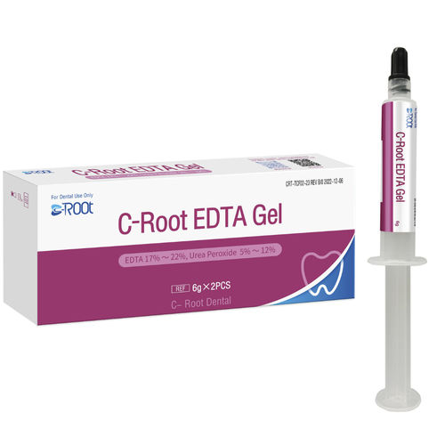 Material dentário para tratamentos do canal radicular - EDTA  - C-Root Dental Medical - de gel / à base de água