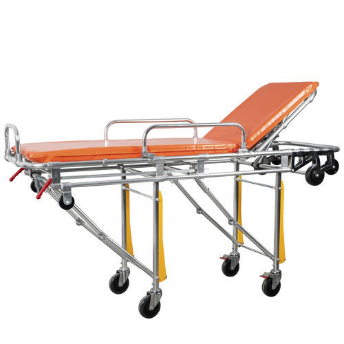 Carro-maca para ambulâncias - YC-B2	 - Suzhou Tingeer Import and Export Co., Ltd. - manual / com altura regulável / com encosto regulável