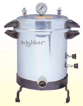Autoclave odontológica - AVI-018 - Avishkhar International - vertical / em aço inoxidável