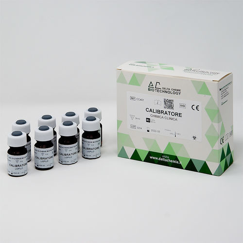 Kit de reagentes em solução - CC401 - DELTA CHEMIE BIOTECHNOLOGY - de química clínica / de calibração / liofilizado
