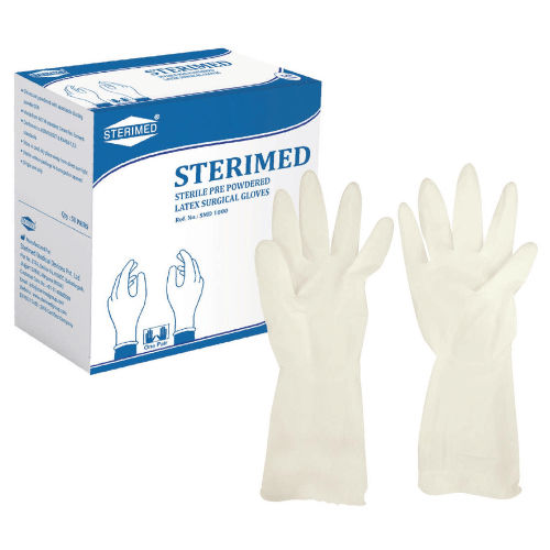 Luva em látex - SMD 1000 - SteriMed Medical Devices - cirúrgica / sem pó / com pó