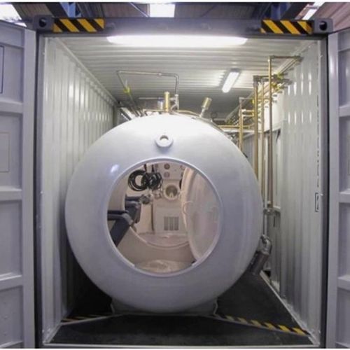 Cápsula hiperbárica para descompressão - OXYCARE  - Oxycare Hyperbarics - contentorizada / monopaciente