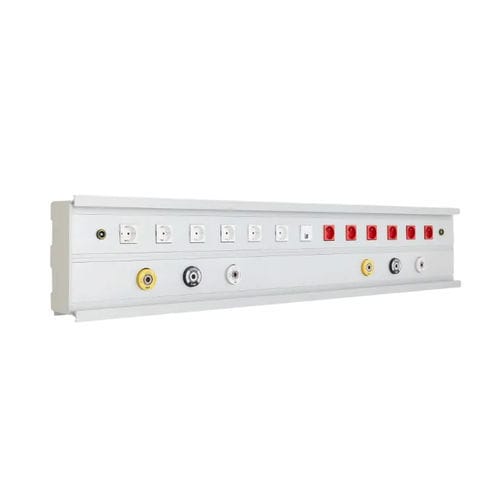 Régua de gases medicinais horizontal - LeadThink Medical Equipment Co.,Ltd. - para quarto de paciente / personalizável