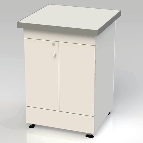 Armário de laboratório - 790115 - JEULIN - com porta / com gavetas / branco