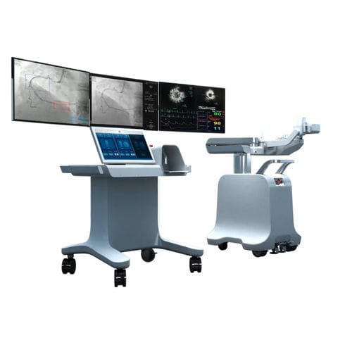 Robô cirúrgico para posicionamento de cateter - AVIAR - LN Robotics - para cirurgia cardiovascular