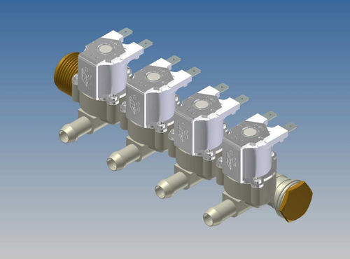 Válvula solenoide com servomotor - RC 104 - Rpe - normalmente fechado / NF / biestável