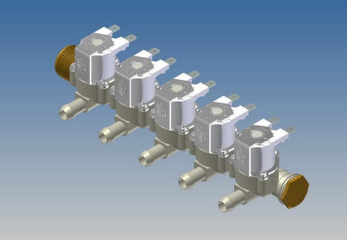 Válvula solenoide com solenoide - RC 105 - Rpe - com servomotor / NF / normalmente aberta