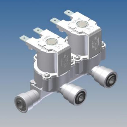 Válvula solenoide com solenoide - 237 192 - Rpe - normalmente fechado / biestável / para água potável