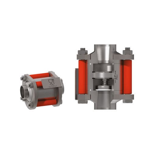 Válvula antirrefluxo gás-liquido - CL4 I - Meca-Inox - em aço inoxidável