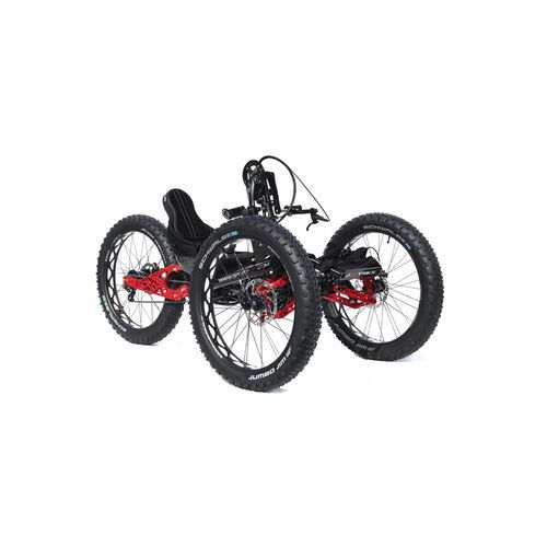 Bicicleta tipo handbike elétrica - Fat Jeetrike - Sport-On - para adulto / laranja / vermelha