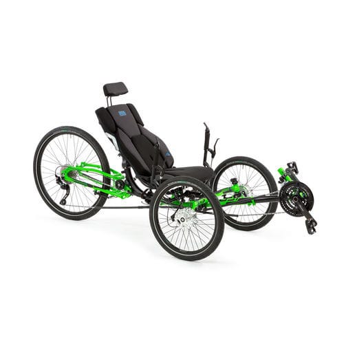 Triciclo reclinado com pedais - ADVENTURE - ICE Trikes - para adulto / verde / azul