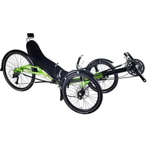 Triciclo reclinado com pedais - Trike F - Cycles Performer - para adulto / verde