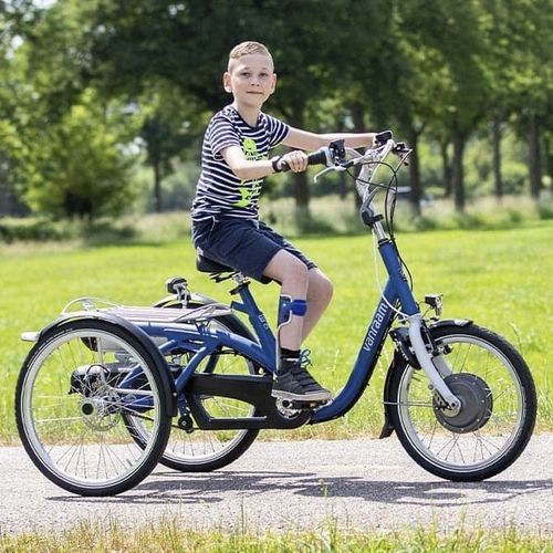 Triciclo adaptado com pedais - 335-0000 - Van Raam - infantil / azul
