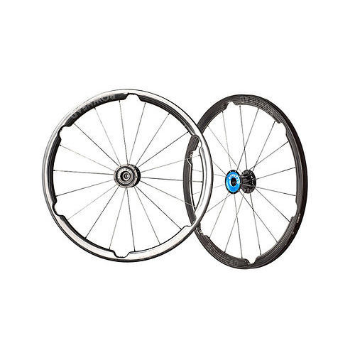 Roda traseira para cadeira de rodas - 559s - 25"  - Bowhead Corp - preta / cinza